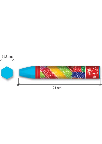 Karton Kutu Pastel Boya 12 Renk