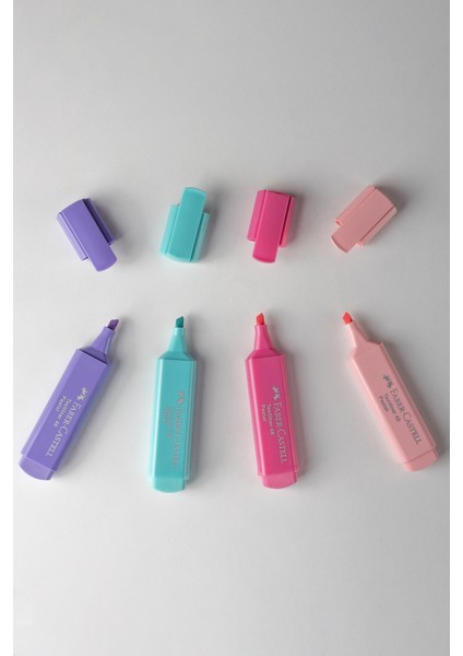 Fosforlu Kalem Seti, 4’lü, Pastel Renkler, Su Bazlı Mürekkep, Dayanıklı ve Uzun Ömürlü fırsatları