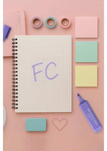 Fosforlu Kalem Seti, 4’lü, Pastel Renkler, Su Bazlı Mürekkep, Dayanıklı ve Uzun Ömürlü