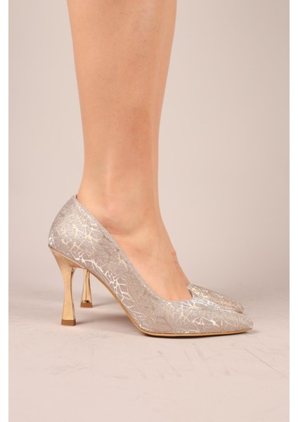 Sıde Dokulu Stiletto Gold modelleri
