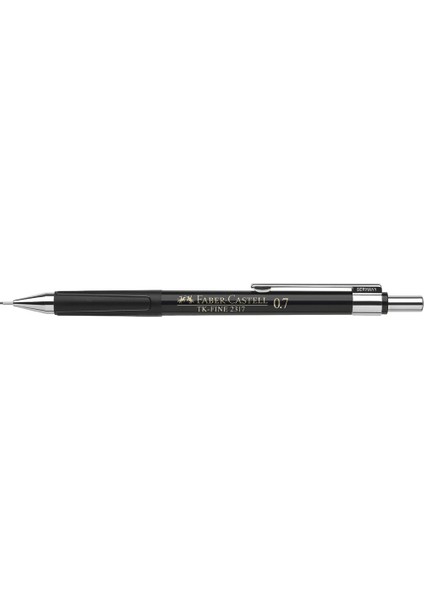 TK Fine 2317 0.7 mm Siyah Versatil Kalem,Ergonomik Tasarım, Tamamen Geri Çekilebilir Uç