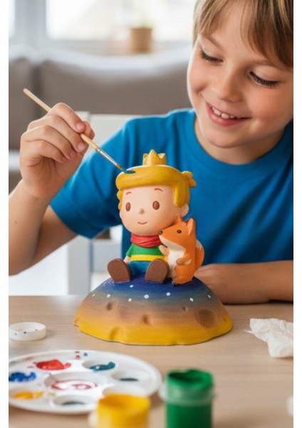 Küçük Prens Figürü 3D Taş Çocuk Boyama Etkinliği fiyatları