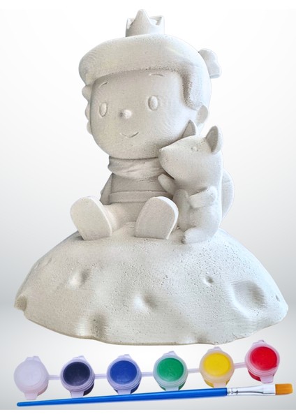 Küçük Prens Figürü 3D Taş Çocuk Boyama Etkinliği indirimleri