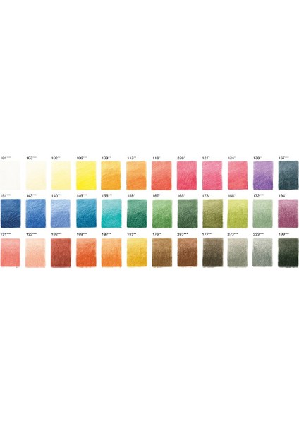 Pitt Pastel Boya Kalemi 36 Renk,Yüksek Pigmentli,Solmaya Karşı Dayanıklı,4.3 mm Uç