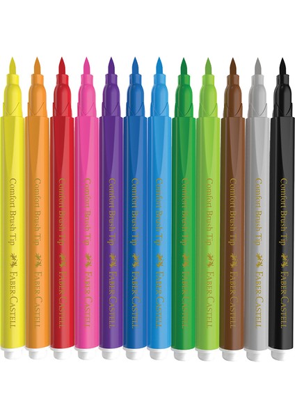 Comfort Fırça Uçlu Keçeli Kalem 12 Renk,Yıkanabilir, Ergonomik ve Çevre Dostu Tasarım fiyatları