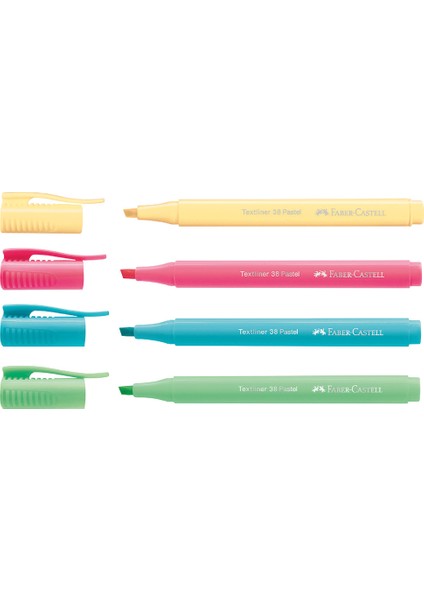 Pastel 4'lü Fosforlu Kalem, İnce Uç, Yumuşak Renkler fiyatları