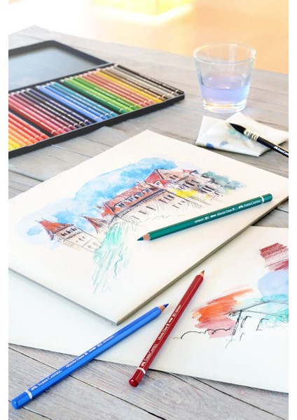 Albercht Dürer Aquarell 12'li Boya Kalemi,Suda Çözünür,Canlı Renkler, Yüksek Pigmentli fırsatları