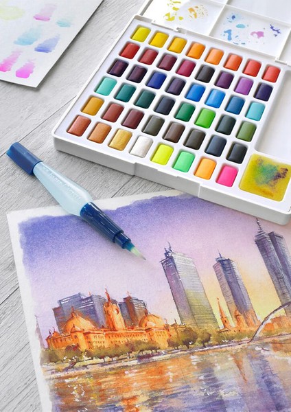 Creative Studio Tablet 48'li Suluboya,Kolay Pratik,Suda Çözünür, Yüksek Pigmentli fiyatları