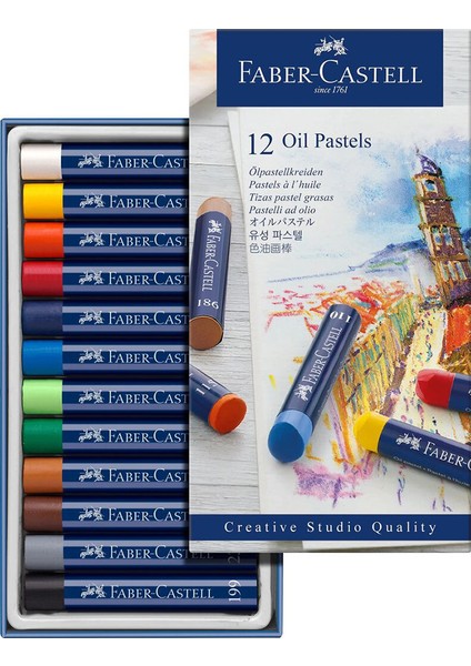 Creative Studio 12’li Yağlı Pastel Boya Seti,Canlı Renkler, Kolay Uygulama, Yüksek Pigmentli fiyatları