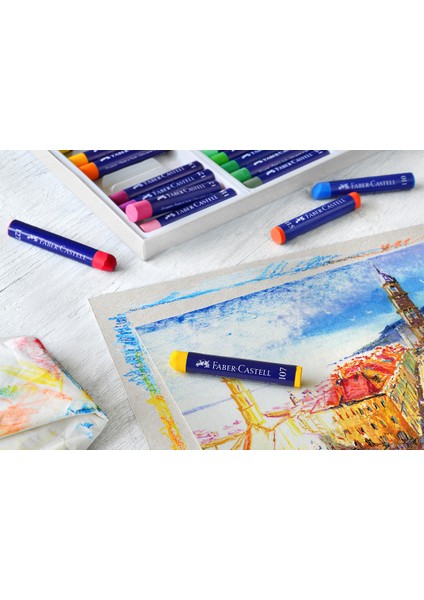 Goldfaber Yağlı Pastel 36'lı Yüksek Pigmentli Canlı Renkler indirimleri
