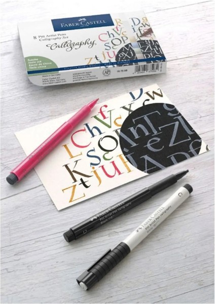 Pitt Artist Pen Kaligrafi Seti 8'li,Profesyonel Kaligrafi ve El Yazısı İçin Özel Tasarım fiyatları