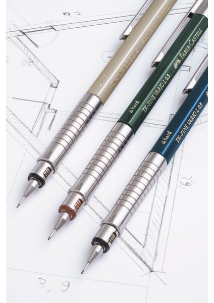 TK Fine Vario Lüx Versatil Kalem, 0.5 mm, Champagne Gold, Ayarlanabilir Uç, Ergonomik Tasarım