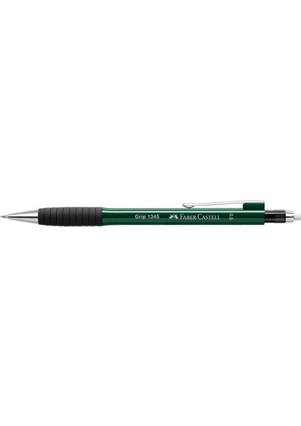 Grip 1345/47 Versatil Kalem, 0.5 mm, Koyu Yeşil, Ergonomik Tutuş, Yaylı Uç, Uzun Silgi