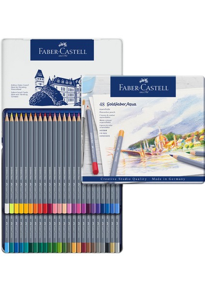 Faber Castell Goldfaber Aqua Boya Kalemi, 48 Renk fiyatları