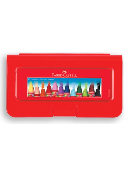 Altıgen Pastel Boya, 12 Renk, Plastik Kutu, Yumuşak ve Canlı Renkler, Rahat Kullanım,Etkili Uygulama