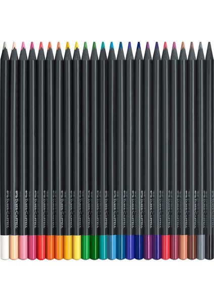 Black Edition Boya Kalemi, 24 Renk, Siyah Kağıda Uyumlu, Ergonomik Üçgen Gövde modelleri