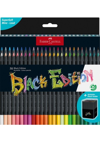 Black Edition Boya Kalemi 50'li