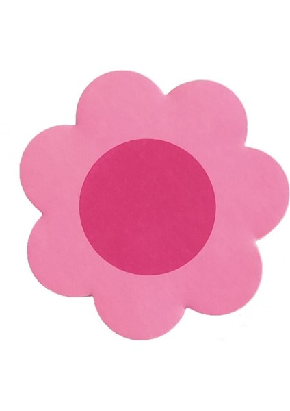 Yapışkan Notluk 50 x 50 mm Mini Çiçek,Renkli ve Pratik Not Kağıdı