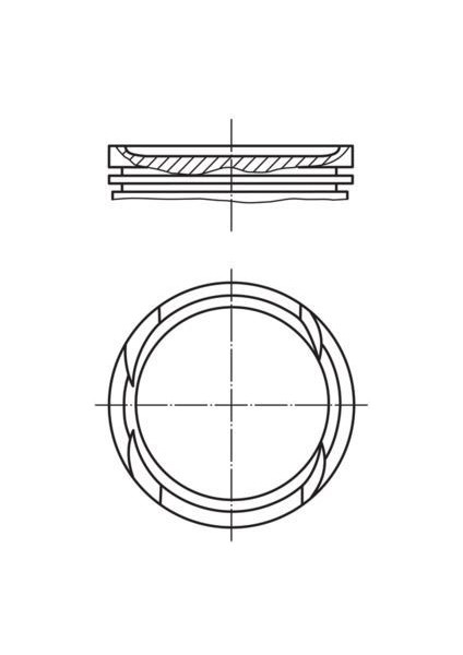 0097000 - Motor Piston Segman Std Palıo-Albea-Punto 1.2 16V 70.80