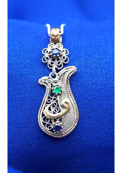 925 Ayar Kadın Oltu Taşı Kadın Kolye SK00090 fiyatları