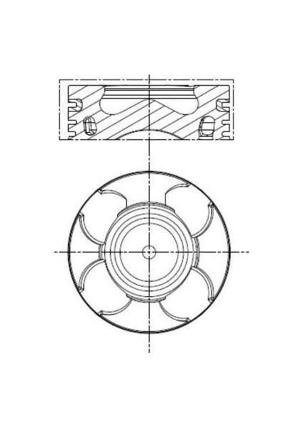 011PI00100011 - Motor Piston Segman 0.400MM -0.20MM 69.6mm 90BG Fıat Punto-Lınea-Doblo-Opel Astra H-Corsa D 1.3jtd