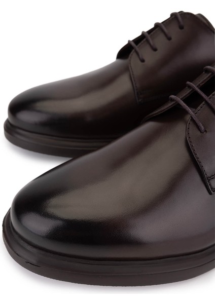 Erkek Hakiki Deri Kahverengi Klasik Ayakkabı 1157 253-1 Erk Ayk SK25-26 Kahve Dr modelleri