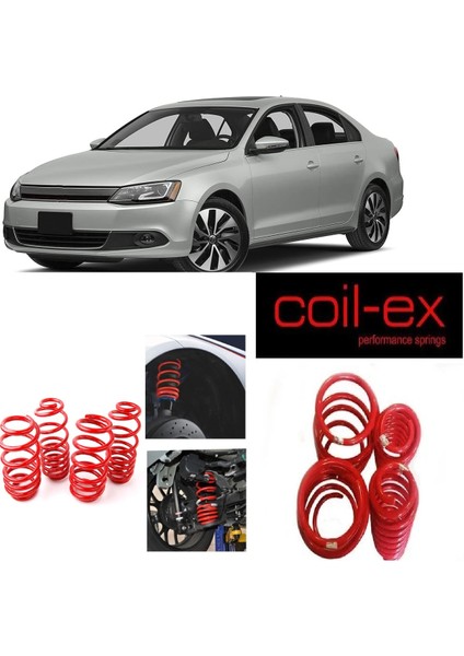 Vw Jetta 2011-2017 Mk6 Coil-Ex 3.5 cm Spor Yay