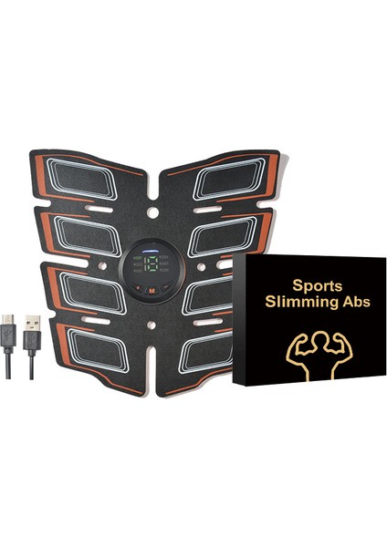 Ems Akıllı Karın Kası Yaması Fitness Ekipmanı Mikro Elektrikli Karın Kemeri Karın Fitness Cihazı (Yurt Dışından)