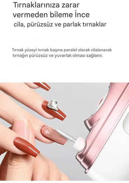 Şarjlı Akıllı Tırnak Makası Törpü Cihazı Manikür Makinesi Tırnak Bakım Cihazı modelleri