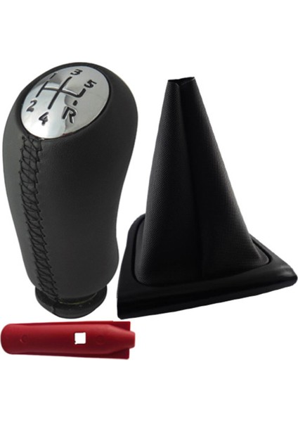 Renault Clio 4 Siyah Deri Kaplama Vites Topuzu Vites Körüğü Takım