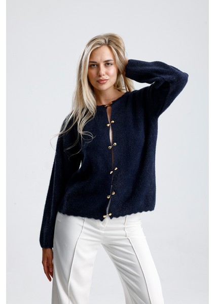 Önü Aksesuar Kapamalı Hırka,ceket modelleri