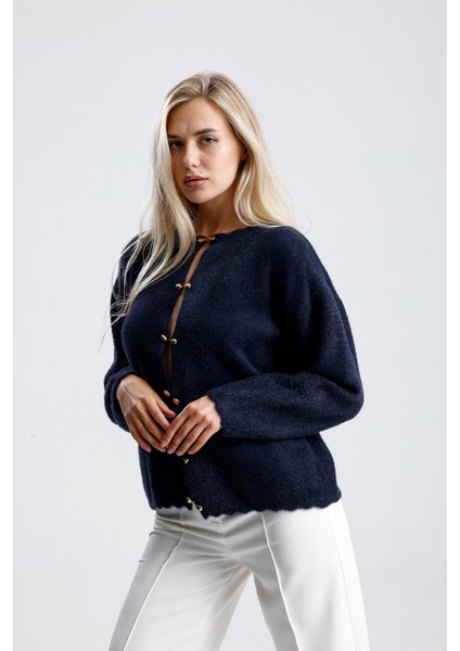 Önü Aksesuar Kapamalı Hırka,ceket indirimleri