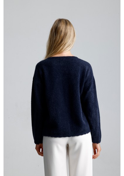 Önü Aksesuar Kapamalı Hırka,ceket