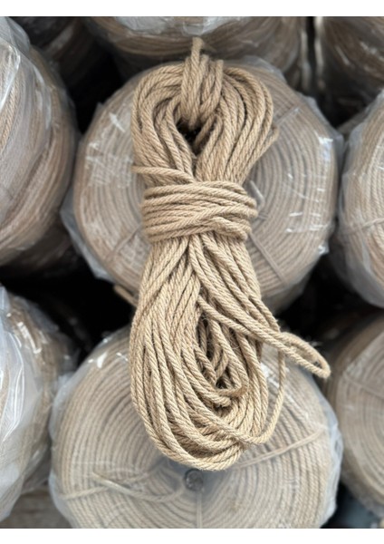 Jüt Halat 5mm 10METRE Jüt , Jüt Halat , Jüt Kendir , Jüt Ip, Doğal Ip , Hasır Ip modelleri