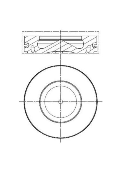 081PI00100000 - Pıston Segman Std 84.00MM Bmw E60 E87 E90 E92 E93 F10 F20 F30 F32 F33 F34 F36 E83 E84 F25 F15 Mını R55 R61
