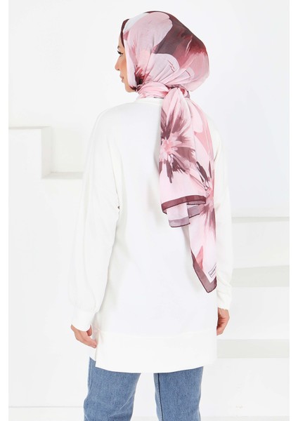 Yıldız Taş Detaylı Oysho Tunik Beyaz - 27673 fırsatları