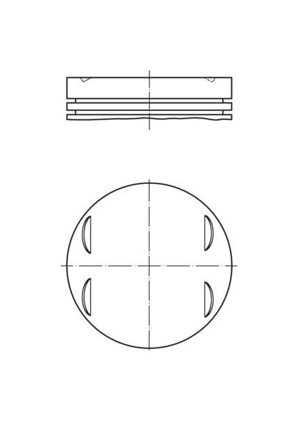 0831302 - Pıston Segman 0.50MM 84.50MM Bmw M54 B30 E46 E39 E60 E65 E83 E53 Z3 Z4