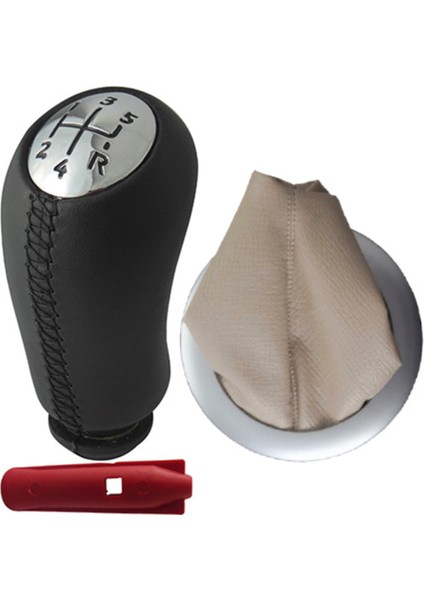 Renault Megane 2 Deri Kaplama Vites Topuzu Bej Vites Körük Takım