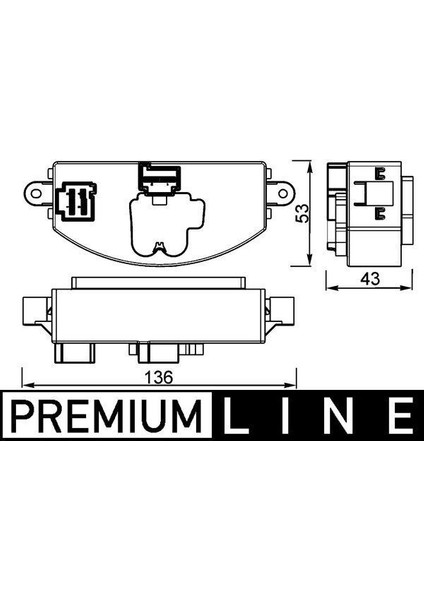 ABR106000P - Klıma Fan Regulatoru Mercedes W176 W246 C117 X117 X156 W222 C217