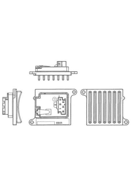 ABR36000P - Klıma Fan Regulatoru Mercedes W203 CL203 W220 W221 W163