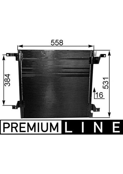 AC259000P - Klıma Radyatoru Mercedes Ml-Class W163 98 05