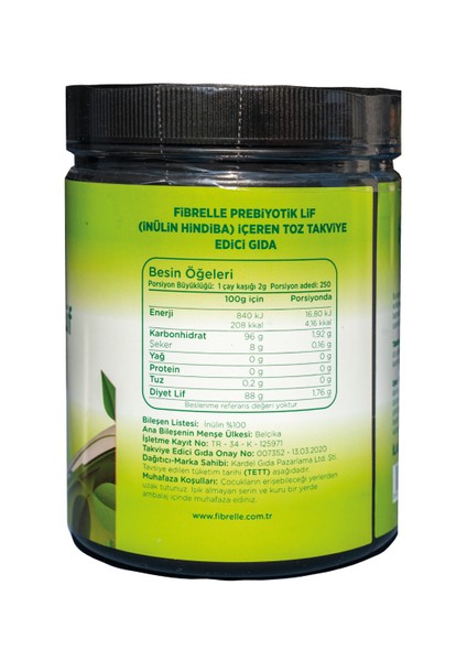 Prebiyotik Lif Inülin 500 gr modelleri