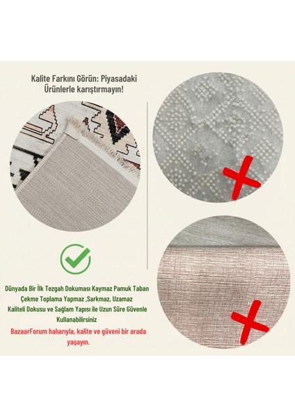 Pamuk Dokuma Taban Kaymaz Yıkanabilir Salon Halısı Mutfak Halısı Koridor Halısı fırsatları