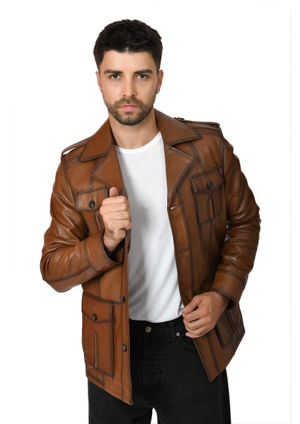Erkek Deri Ceket 6003