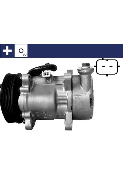 ACP1095000S - Klima Kompresörü Peugeot P206 98 09 1.1-1.4-1.6 Cıtroen Xsara Picasso 99 10 1.6 Tu5