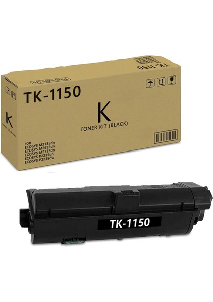 TK-1150 (TK1150) Çipli Siyah Muadil Toner 3.000 Sayfalık Kyocera Ecosys M2735DN,P2235DN Uyumlu fırsatları