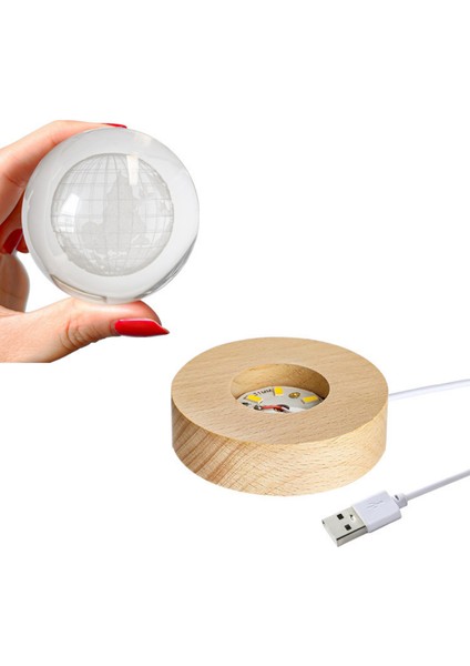 Işıklı Dünya Haritası Kristal Cam Küre Gece Lambası modelleri