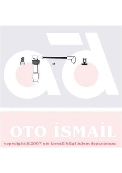 Buji Kablo Takımı Astra G-Vectra B-Astra F-Vectra A 1.8-2.0 16V Ecotech-Enjeksiyonlu