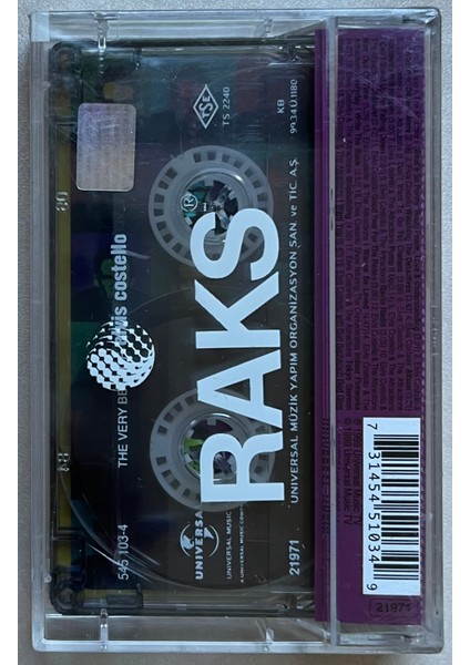 Elvis Castello The Very Best Of Kaset (Jelatininde Sıfır Orijnal Dönem Baskı Kaset) fiyatları