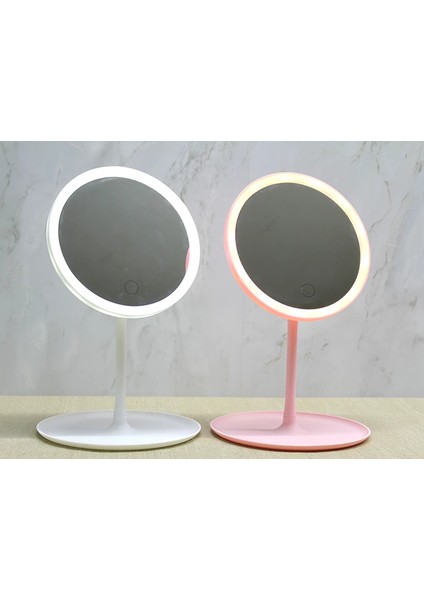 Yuvarlak Ledli Makyaj Aynası